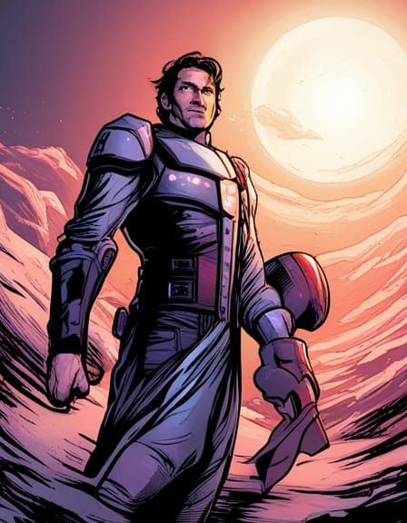 Person Returning from Exile: Comic Book Art