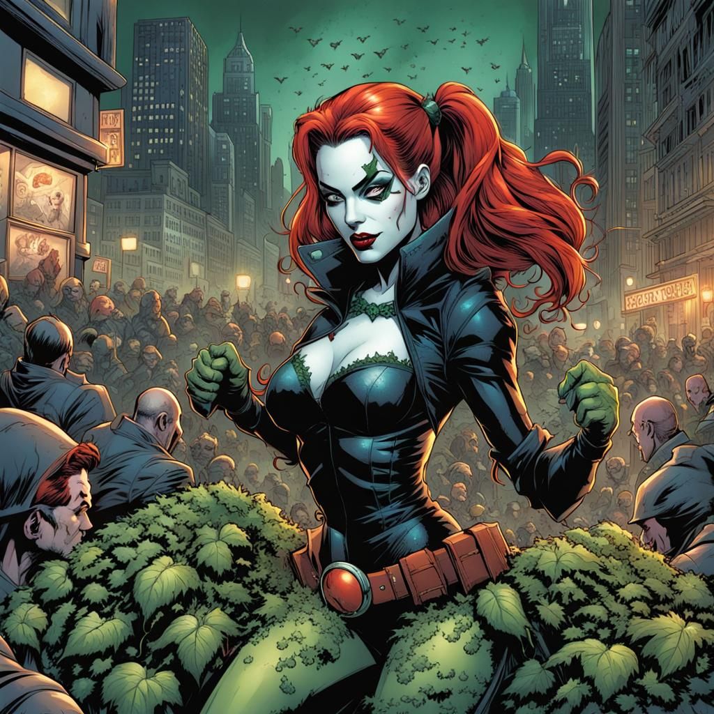 Poison Ivy and Harley Quinn Scheme in Gotham