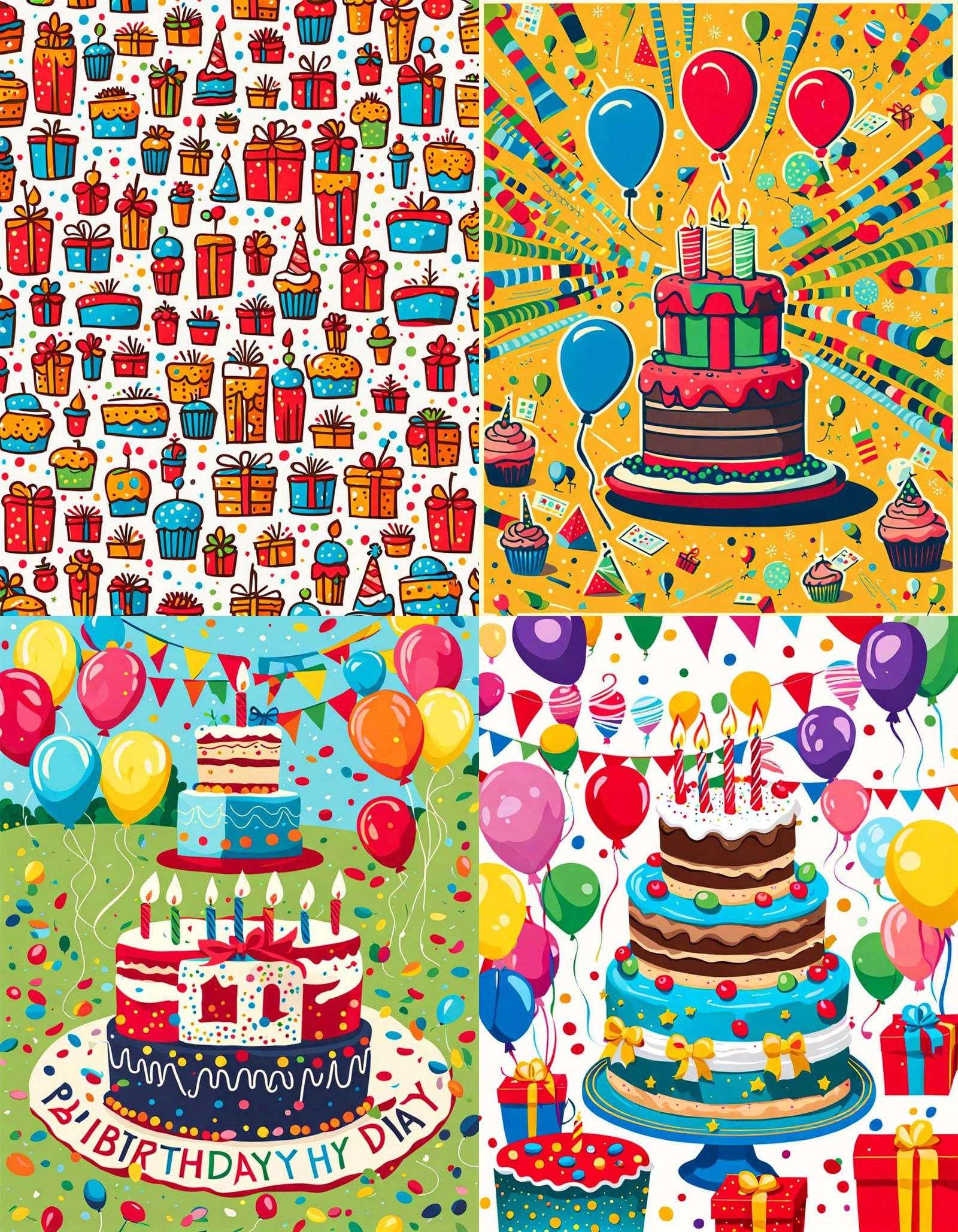 AI Generated Birthday Image