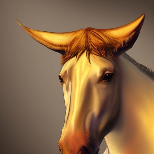Hyperrealistic Horse-Headed Humanoid Concept Art