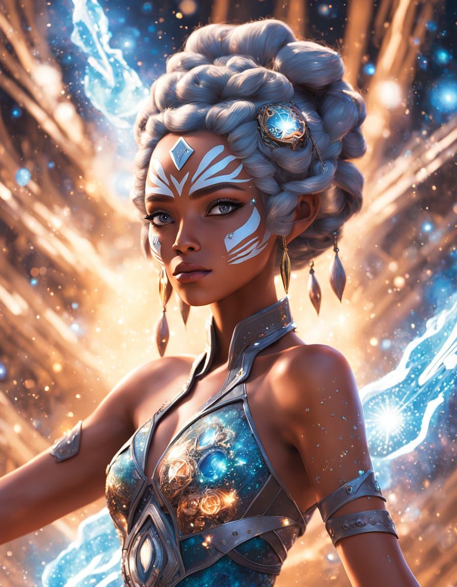 Astral Goddess Ahsoka Shines in Celestial Attire