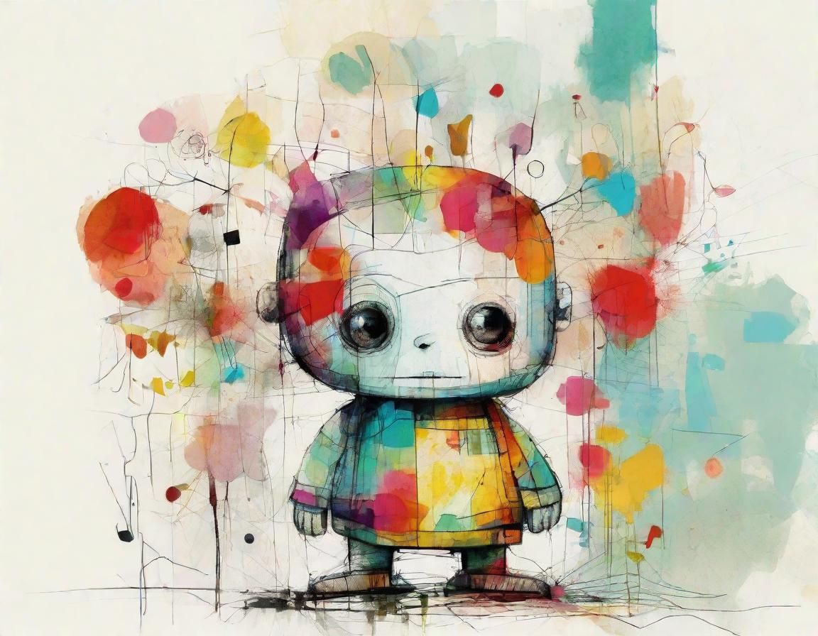 Colorful Whimsical Creature Illustration