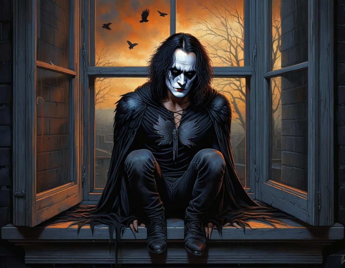 Brandon Lee as The Crow