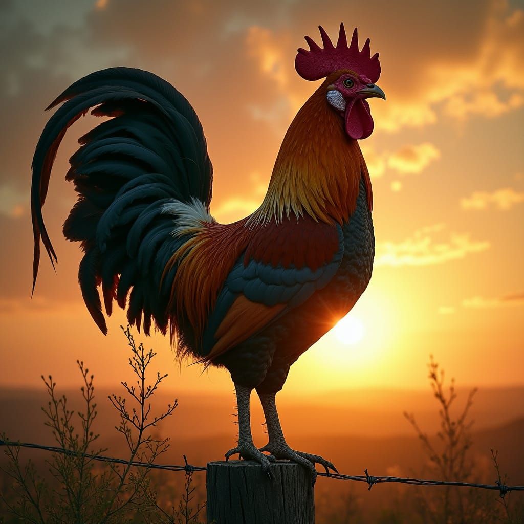 The Frankenstein Rooster: A Morning Horror
