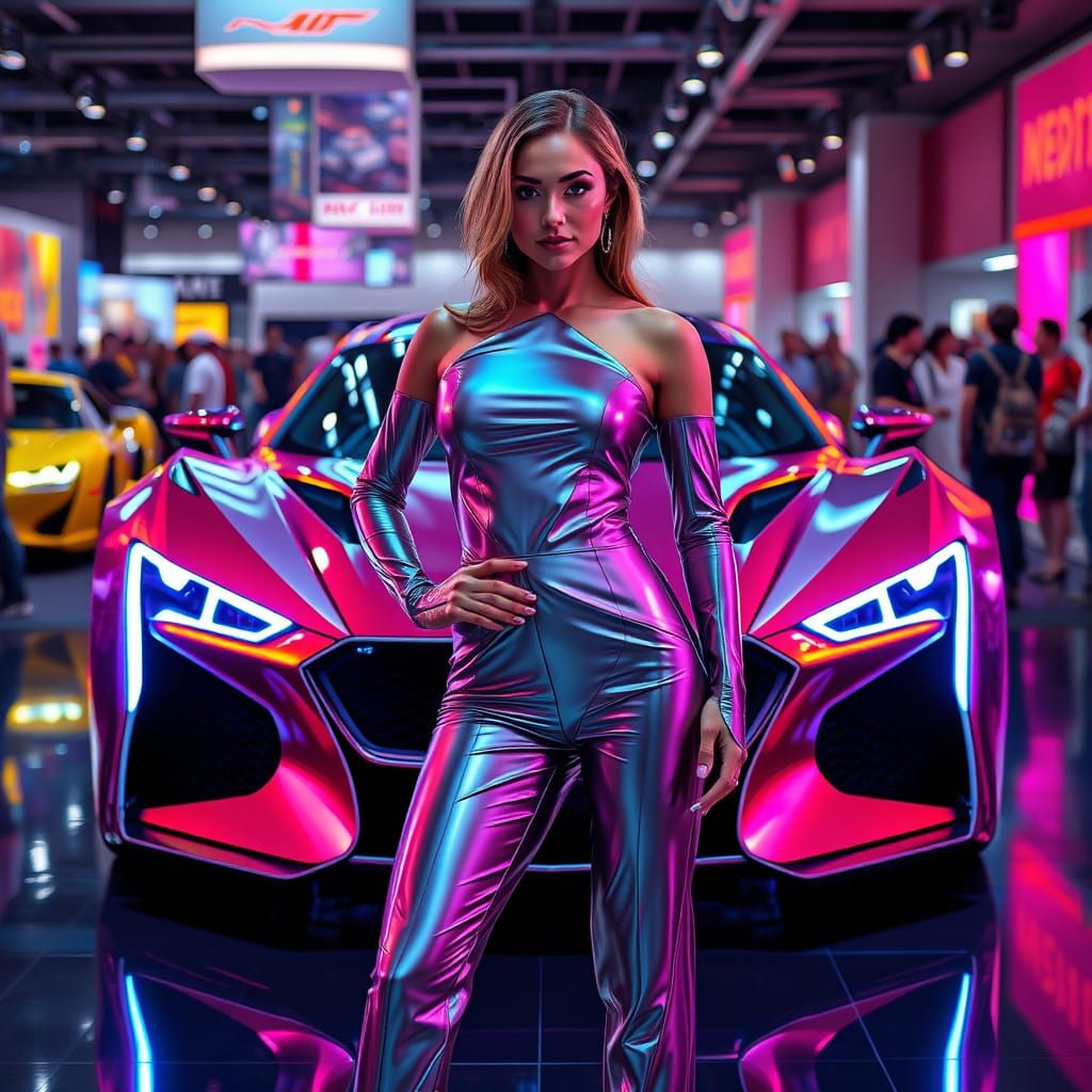 beautiful model dressed in ultra modern Judy jetson cartoon ...