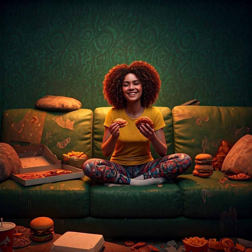 Cozy Feast in a Cluttered Room, Atomic-Age Futurism