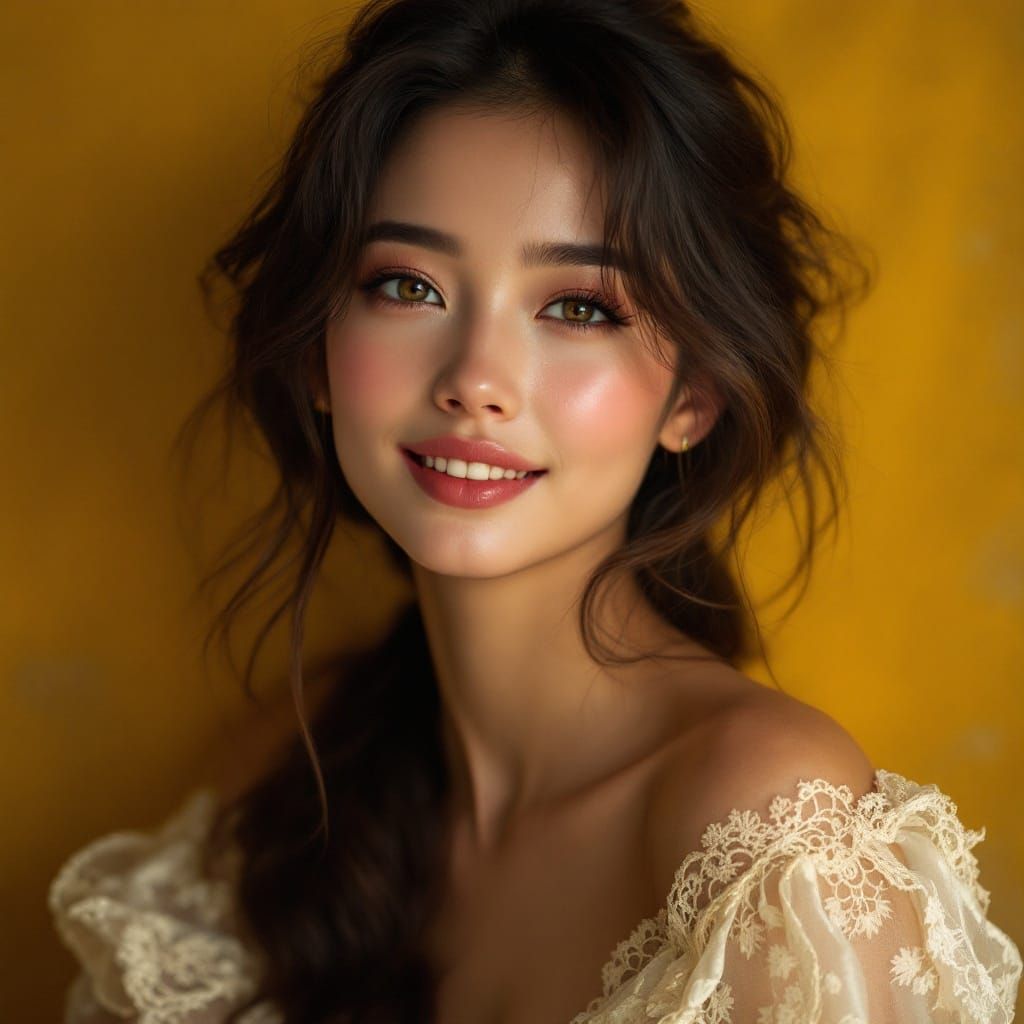 Ethereal Beauty in a Golden Light