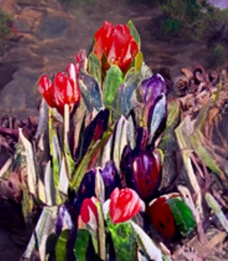 tulips of different colors 8k resolution concept art Claude ...