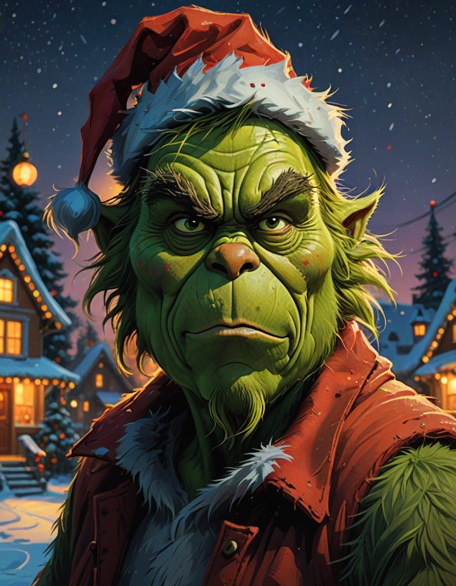 Holiday Villain Denies Cheer in Richly Detailed Nighttime Sc...