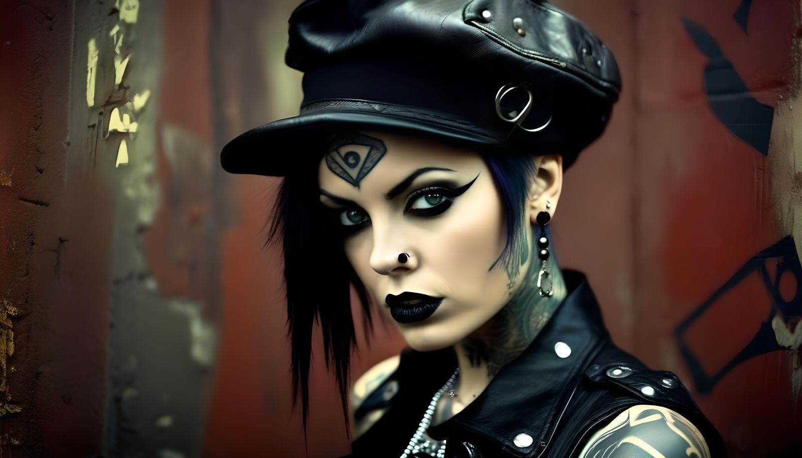 Photoshoot For A Goth Rocker (Continued)