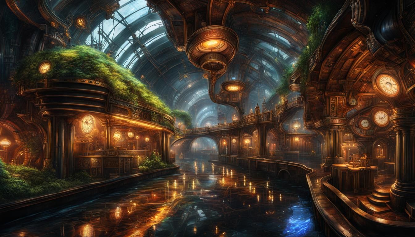 Cafes on the waterfront.