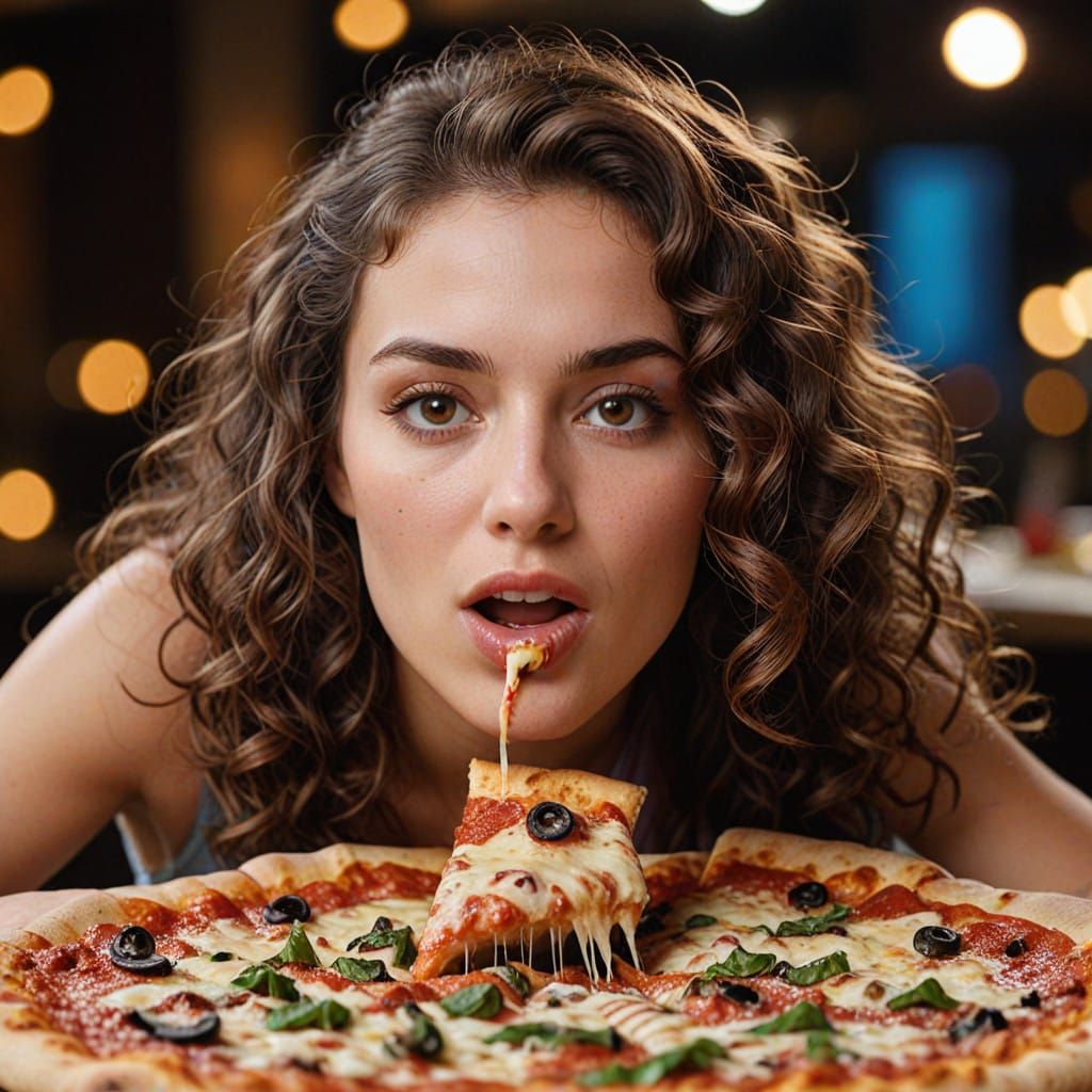 Sensual Woman in Italian-Inspired Portrait