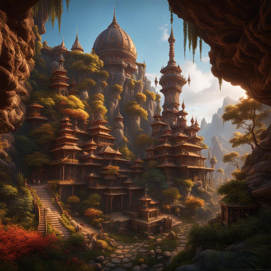 Detailed Matte Painting of Hadi Choopan