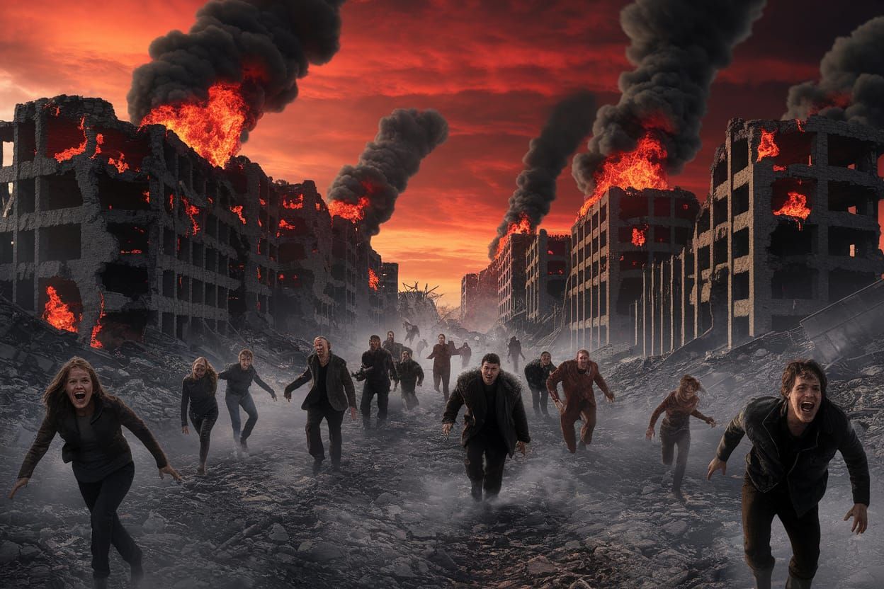 Nuclear Apocalypse in a Bleak, Burnt World