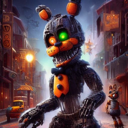 <lora:Animatronic Showcase:1.0> fedy