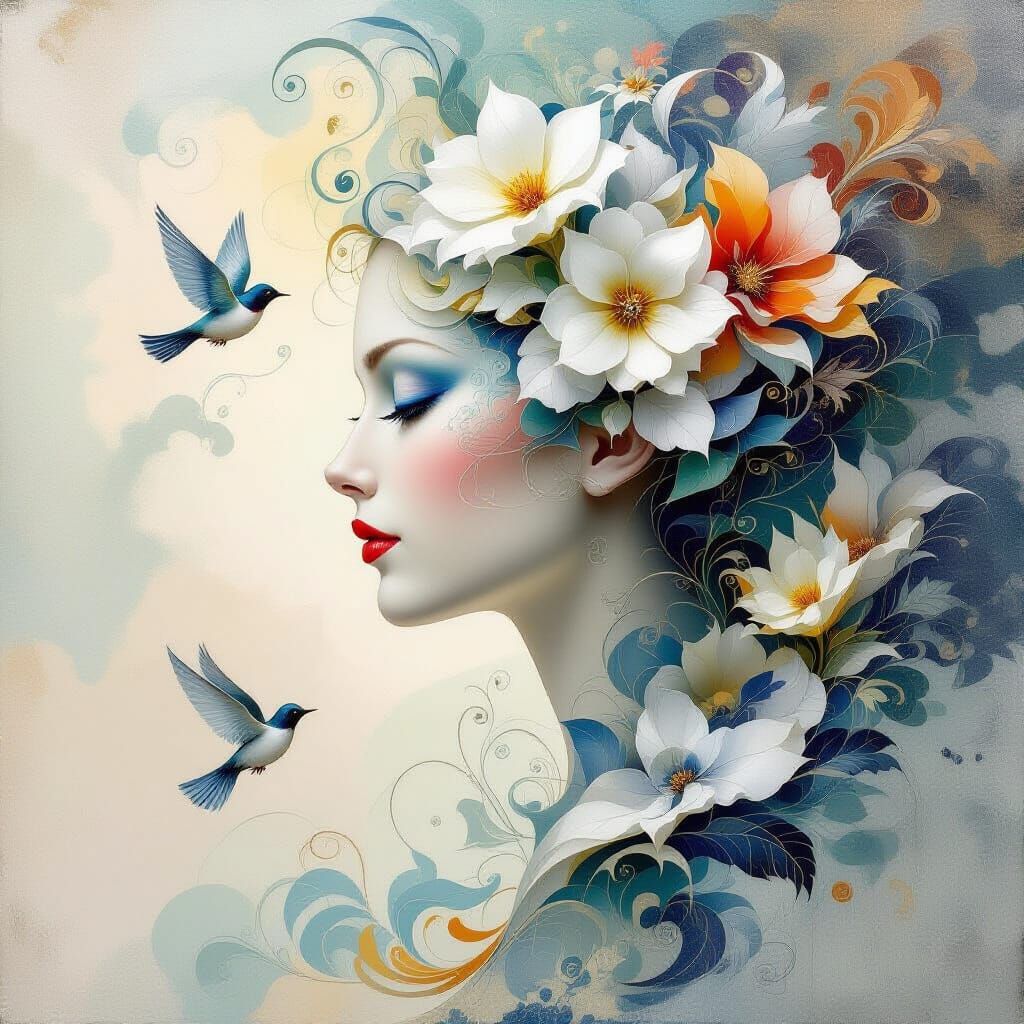 Surreal Abstract Flemish Baroque Masterpiece