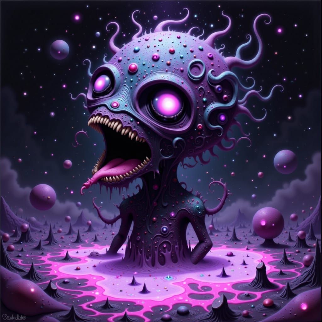 Ethereal Ghoul Submerged in Molten Starlight