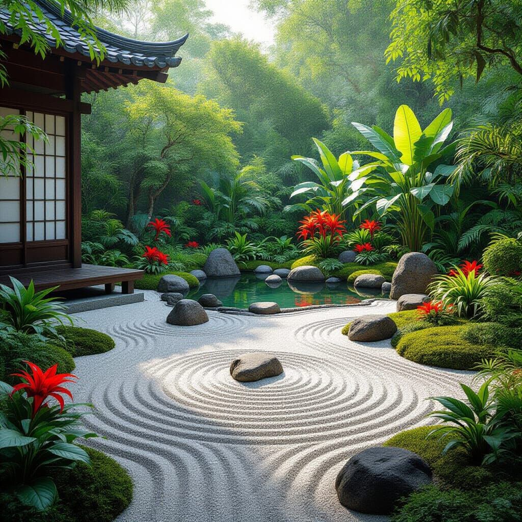 Zen Garden Versus Overgrown Jungle