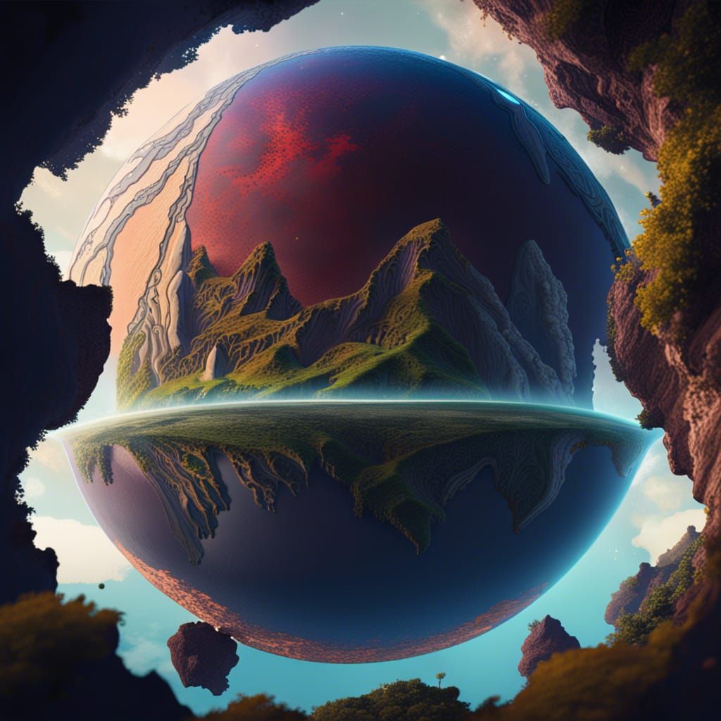 Dome Planet: Fantasy Concept Art in Unreal Engine