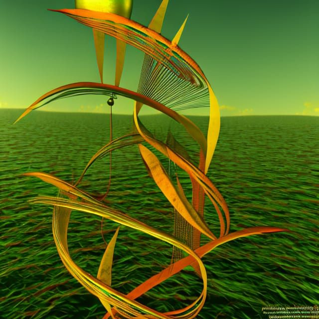 Surreal Sunshine Rays in VRay Max Ernst Style