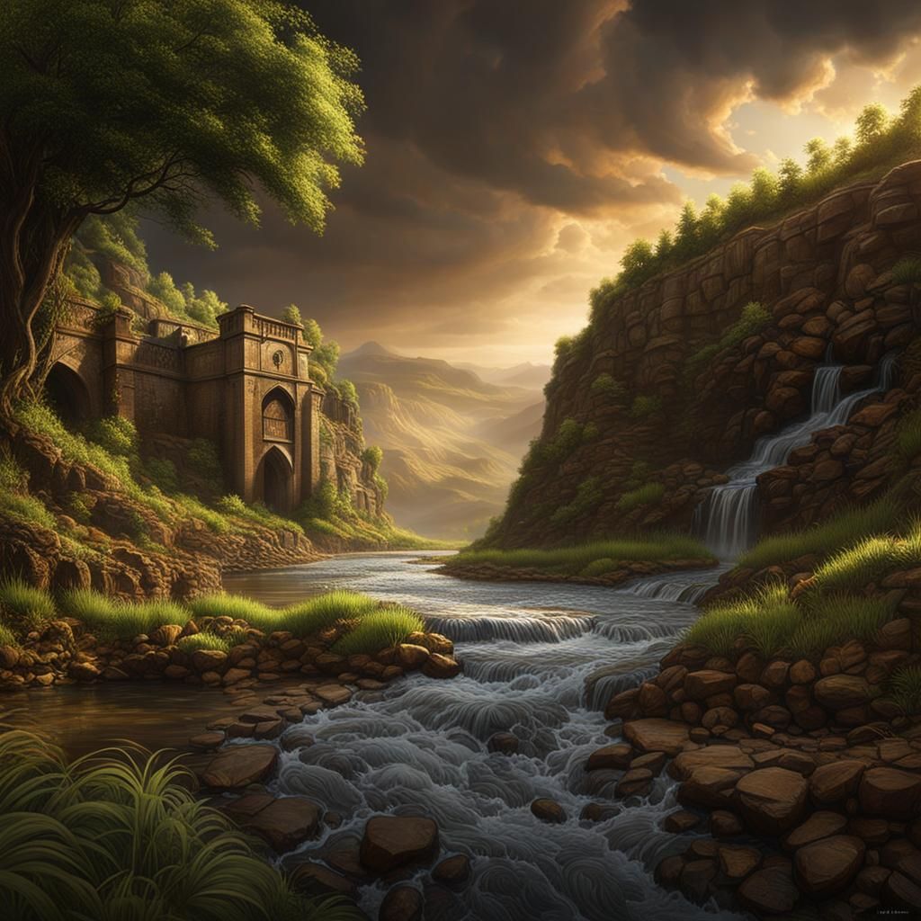 Reservoir Inflow Estimation as Detailed Matte Painting