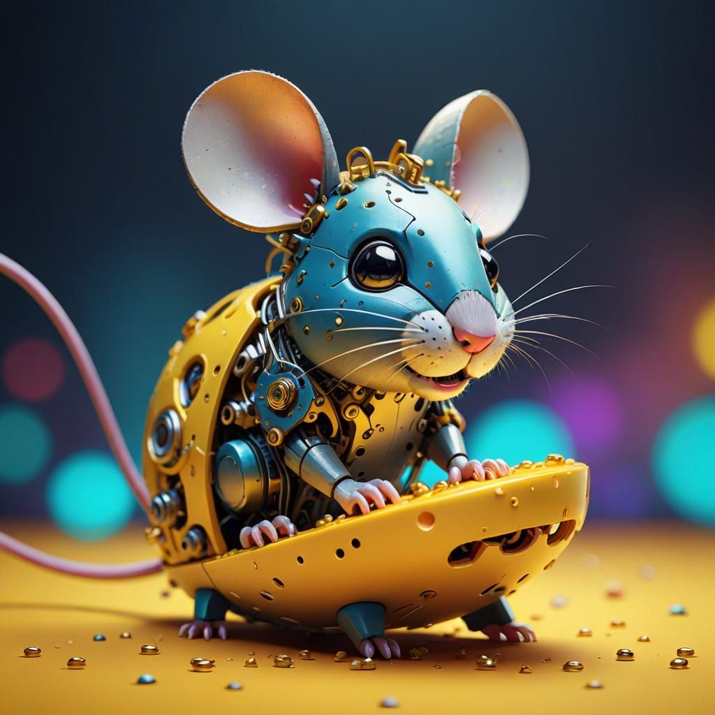 Digital Mechanical Mouse Whimsy