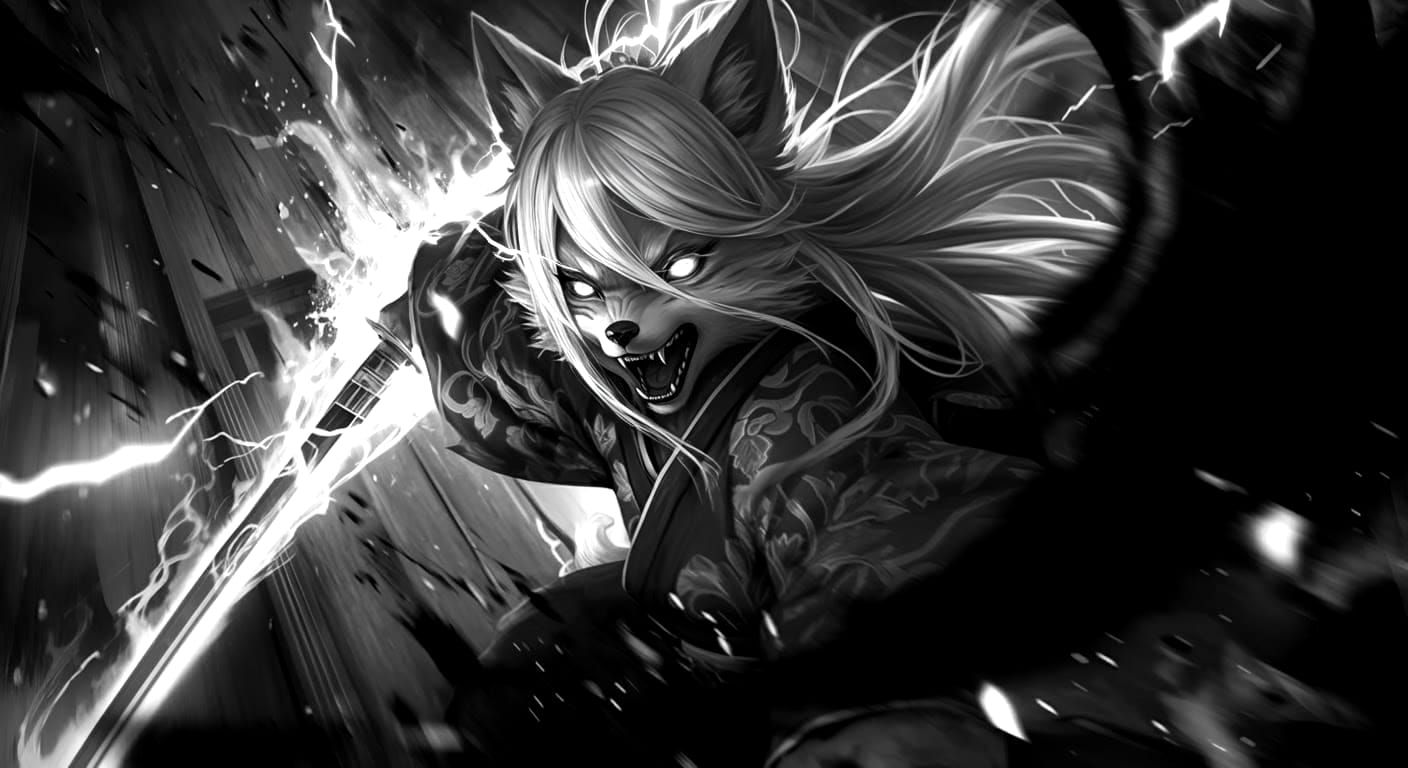 Furious White Fox Unleashes Magic in High Fantasy Manor
