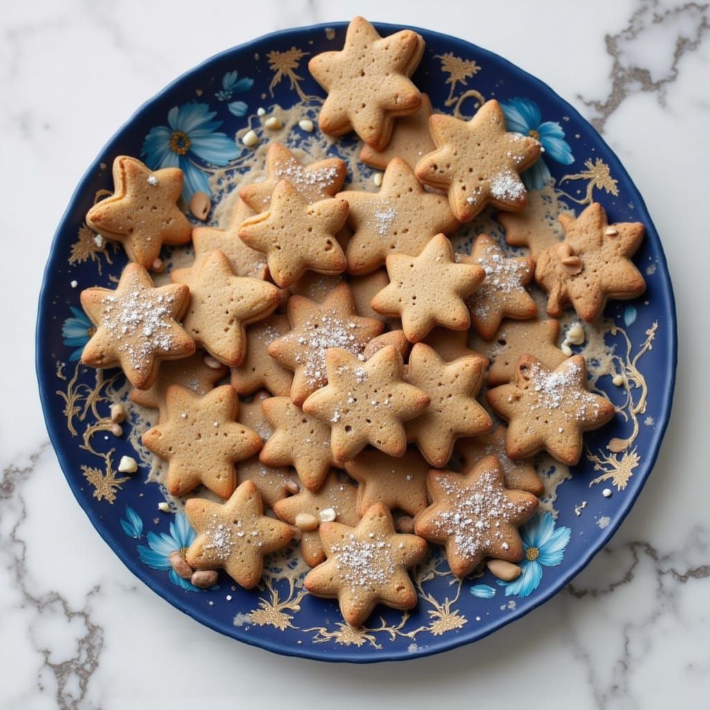 Magical Cookies on a Plate in New Colour Style