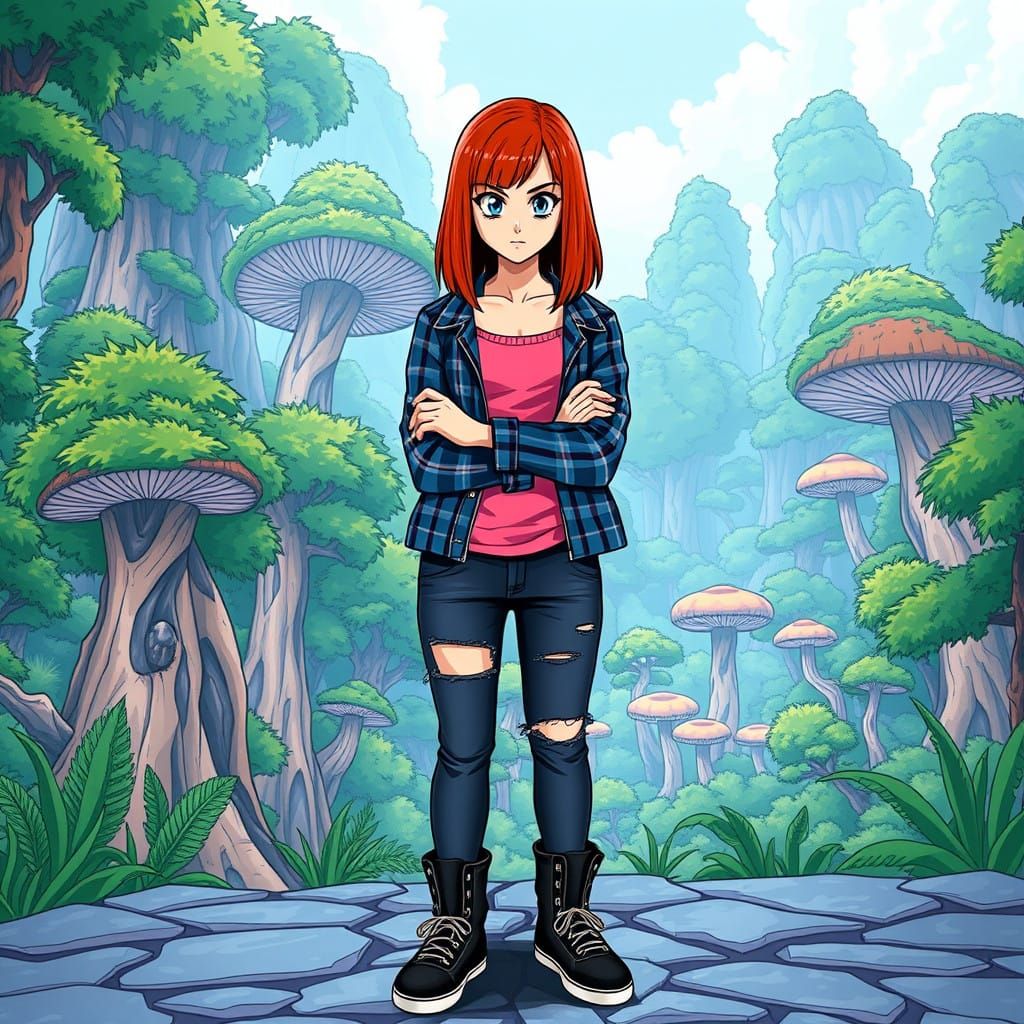 Manga-Inspired Warrior of Namek