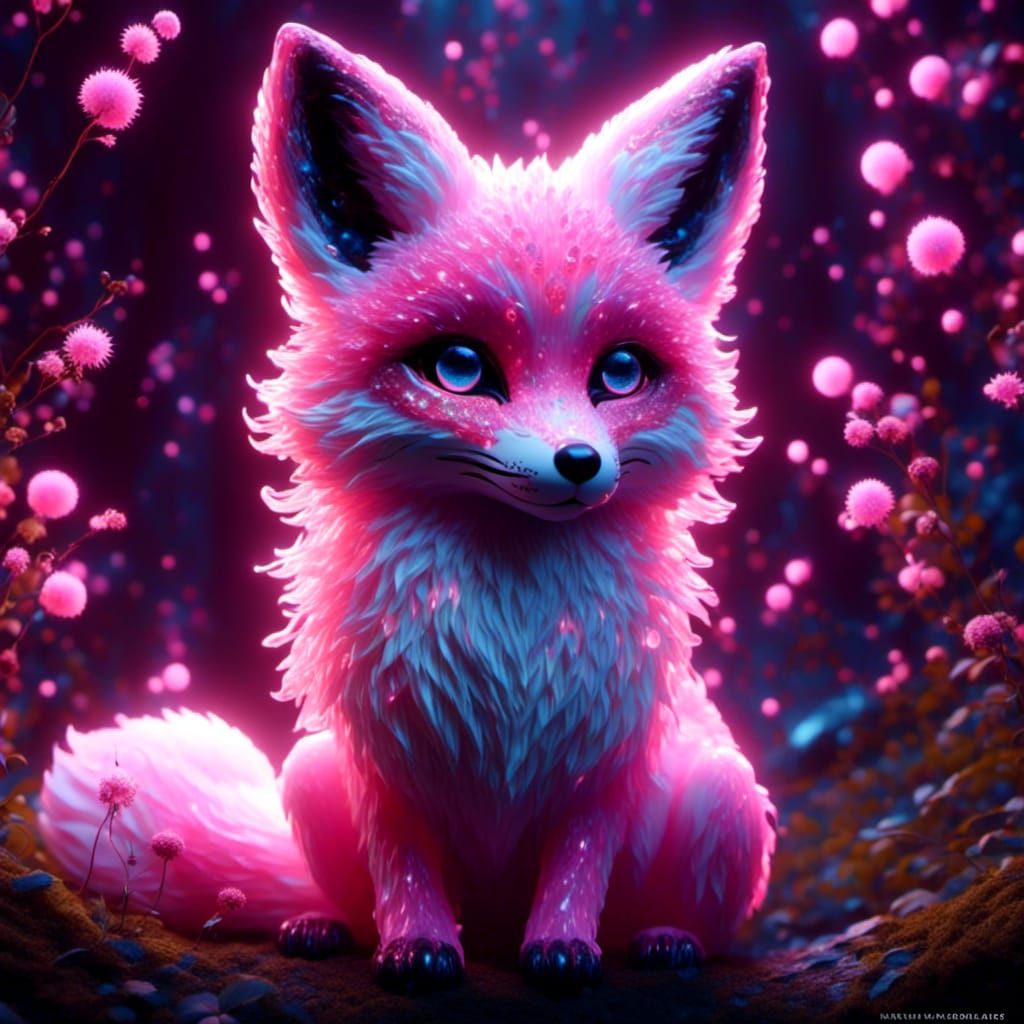 Pink fox!