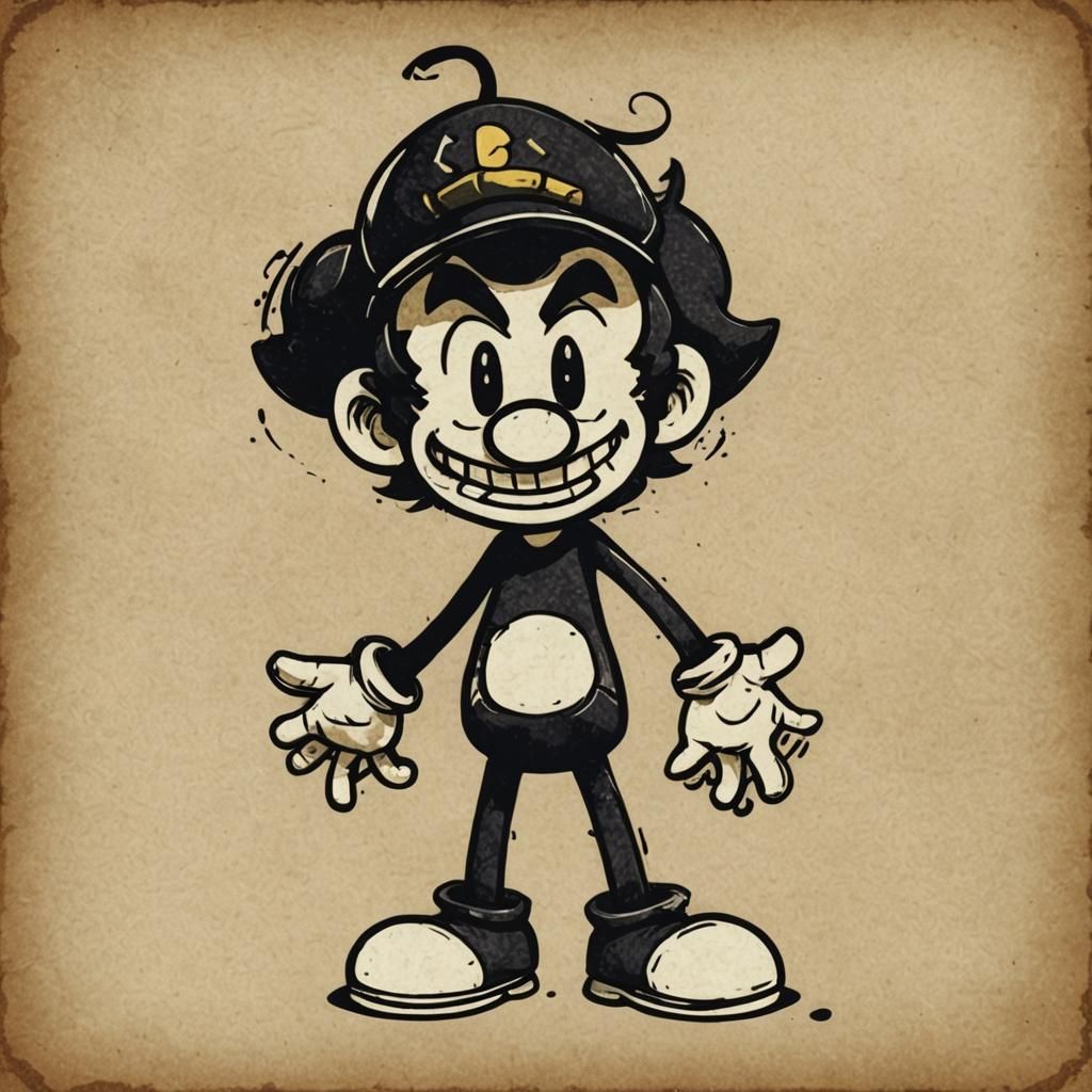 Bendy in Mario & Luigi RPG Art Style
