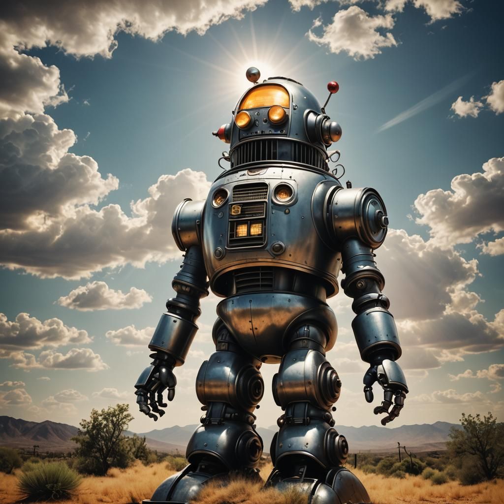 Robby the Robot in Divine Sunshine