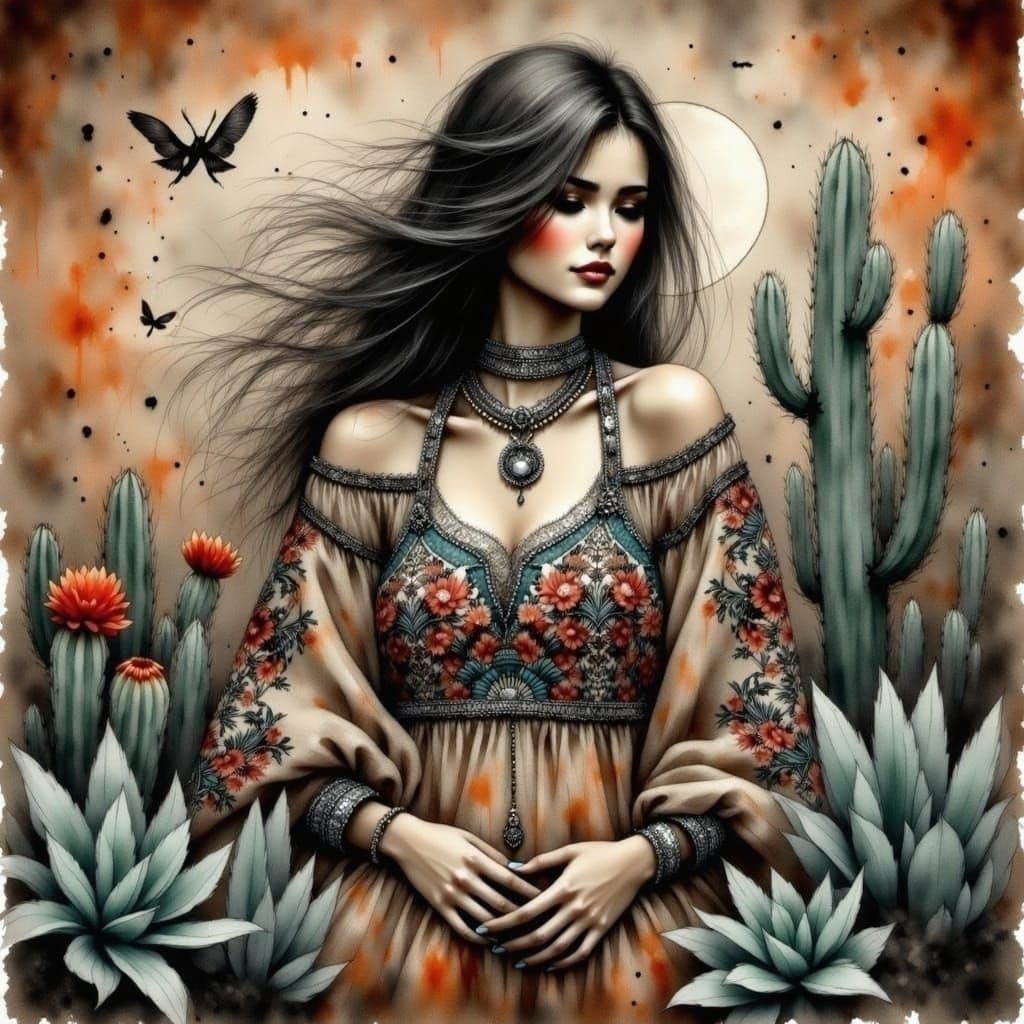 Whispers in the New Mexican Desert Garden