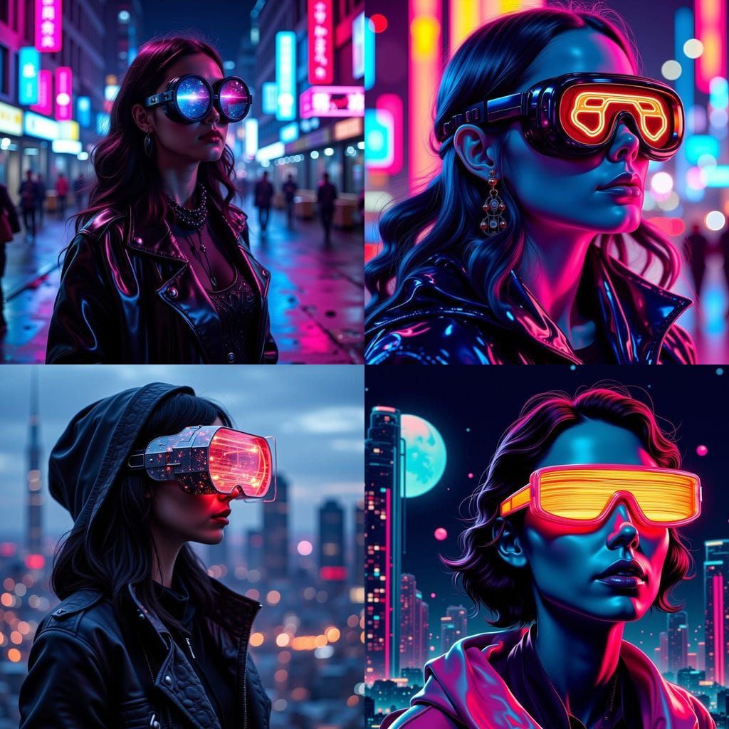 Solar Night Vision Goggles: Funny Glitch Art Advert