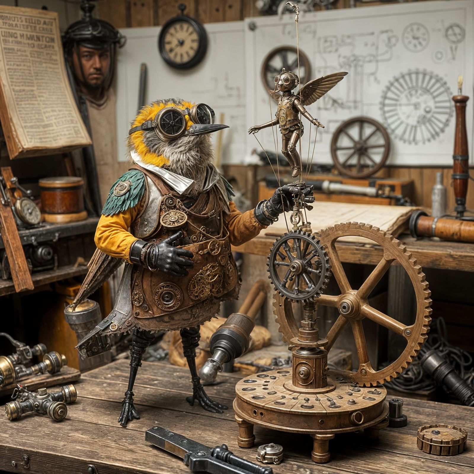 Steampunk Hummingbird Inventor Creates Whimsical Mechanical ...