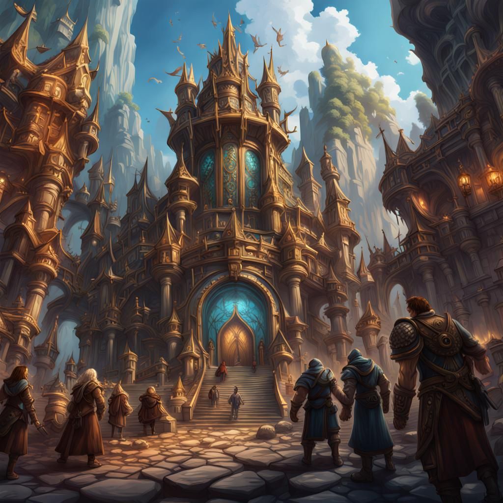 Detailed Hyperrealistic Design of Midgard Realm