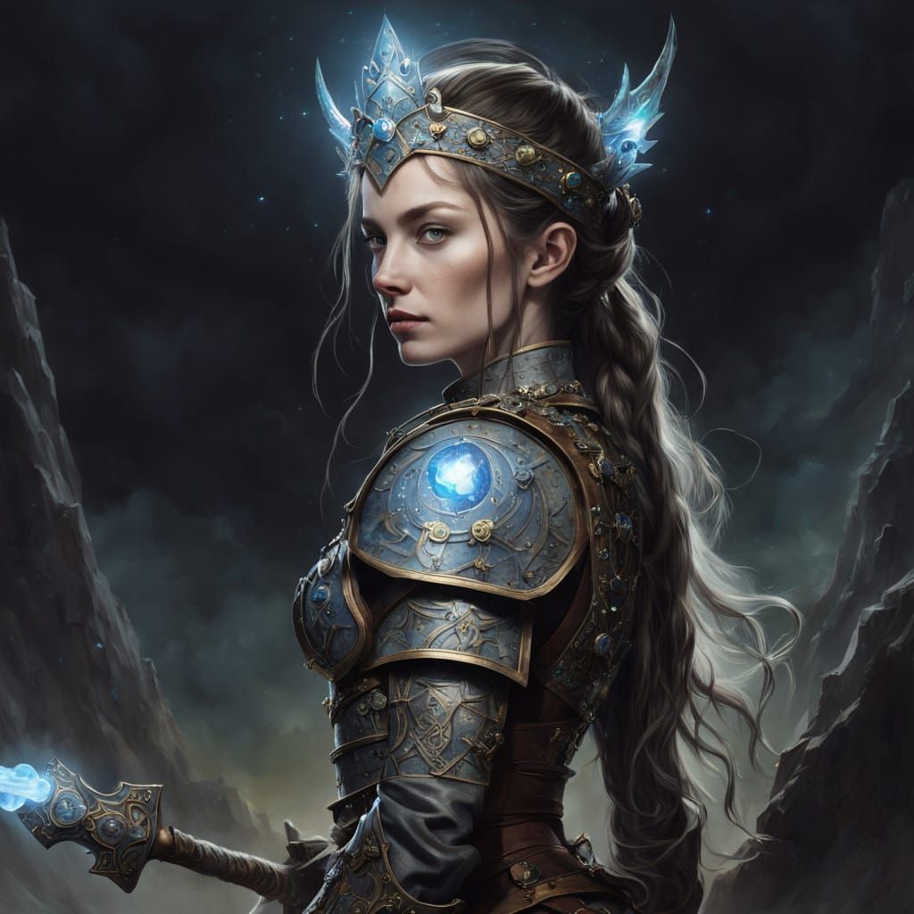 Ethereal Knightess with Arcane Tiara