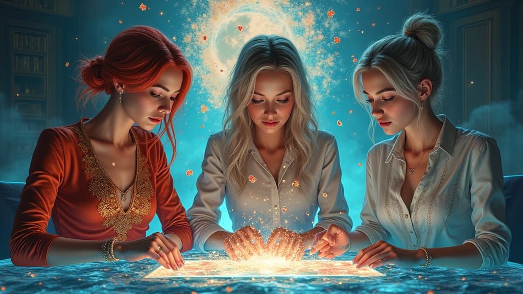 Women's Inner Worlds Unveiled in Cyberpunk-Style Digital Art