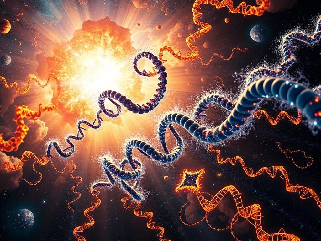 Cosmic DNA Convergence in Quantum Algorithmic Vortex