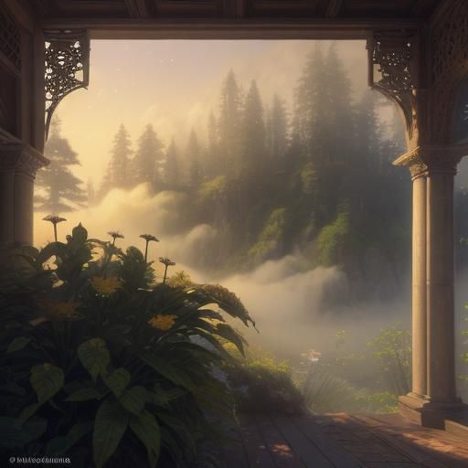 Dornish Princess in Ethereal Fantasy Landscape