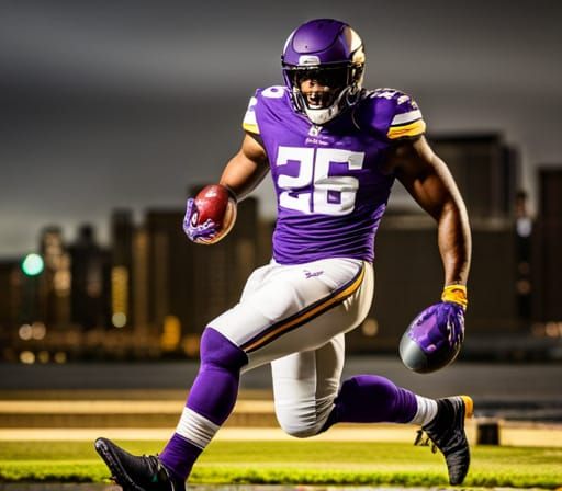 Saquan Barkley as a Viking in 4K