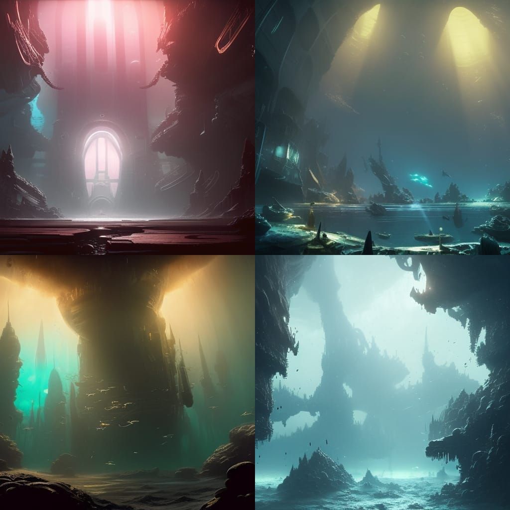 Sinister Undersea City in Mariana Trench