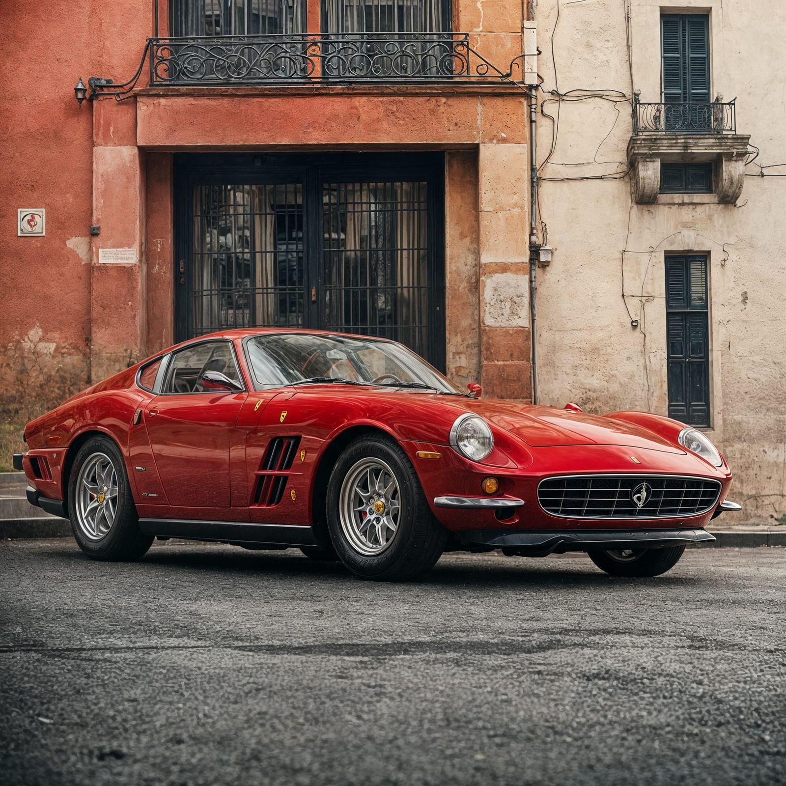 Red Ferrari Sports Car