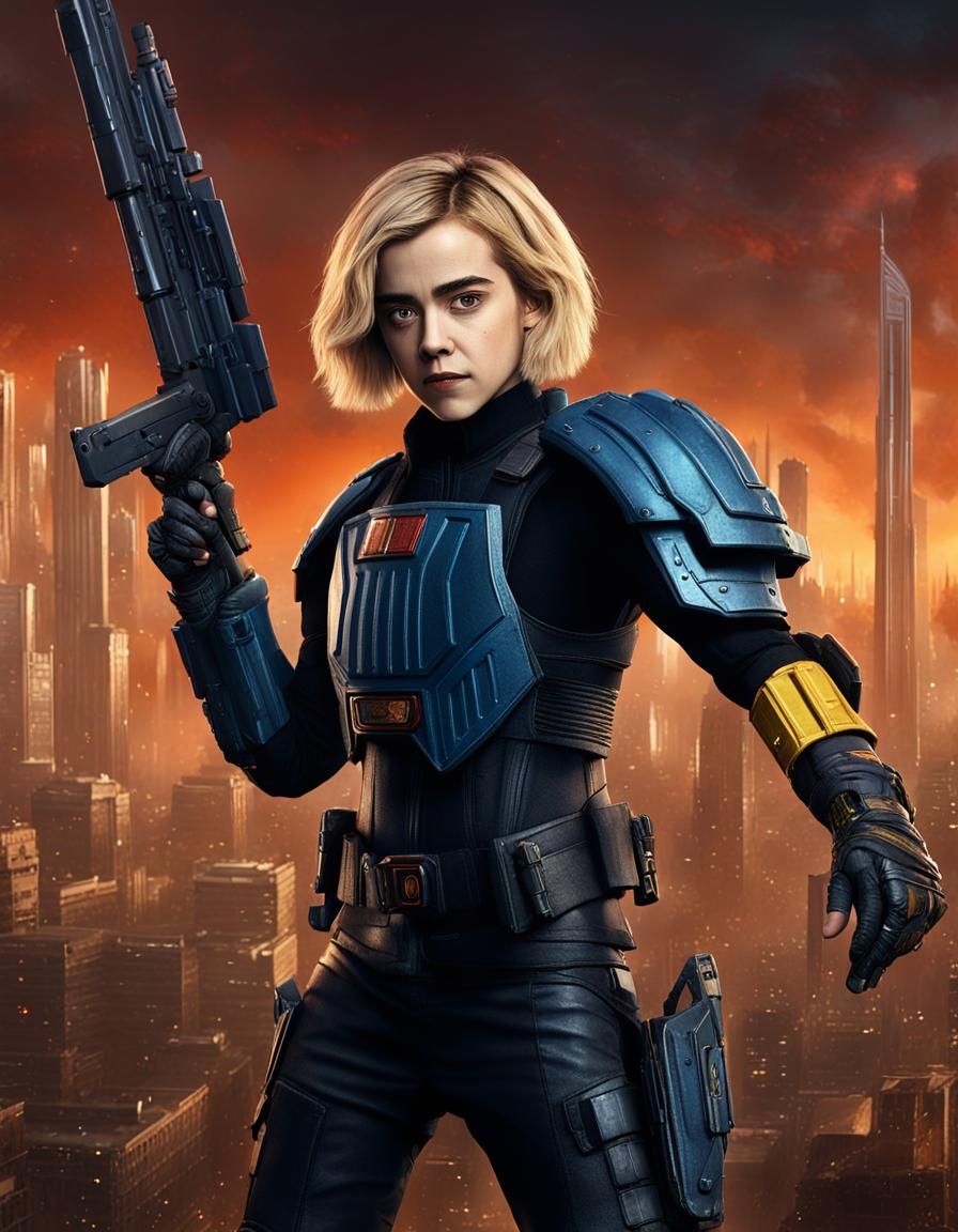 Judge Anderson from Mega City One: Cinematic Art