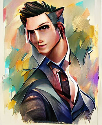 Portrait of a Beautiful Young Man