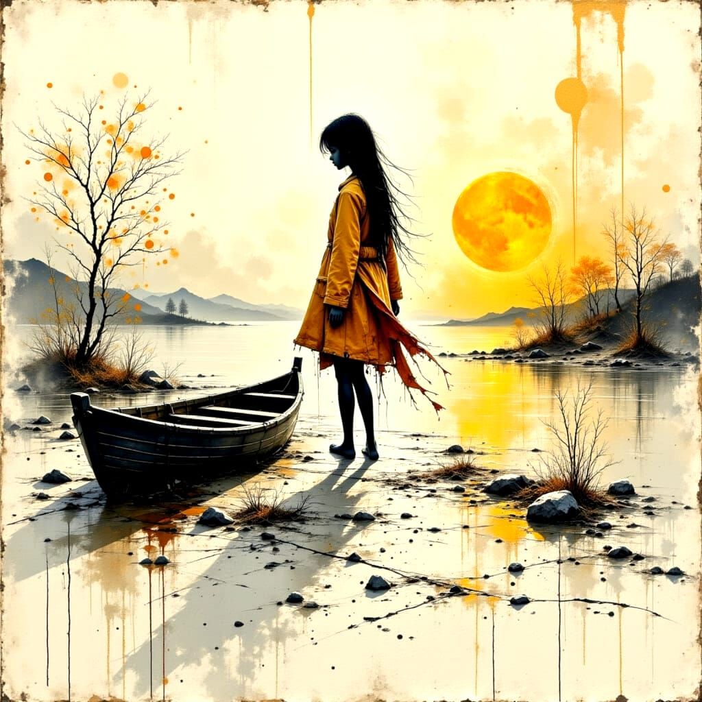 Down by the river by the boat
Where everybody goes to be alo...