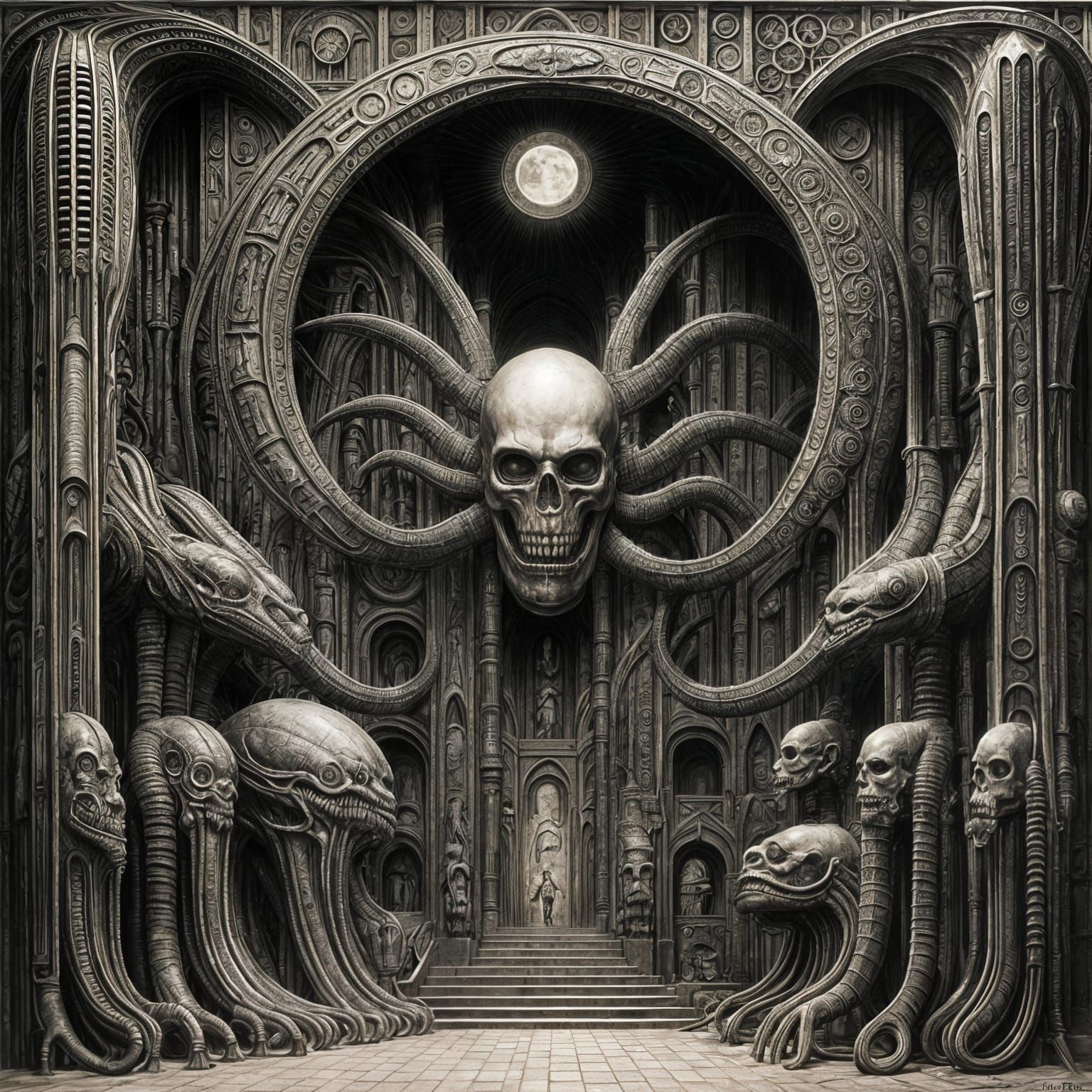 Artist H.R.Giger imagination