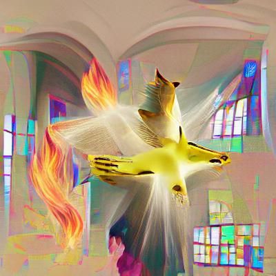 Ethereal Depiction of the Holy Spirit