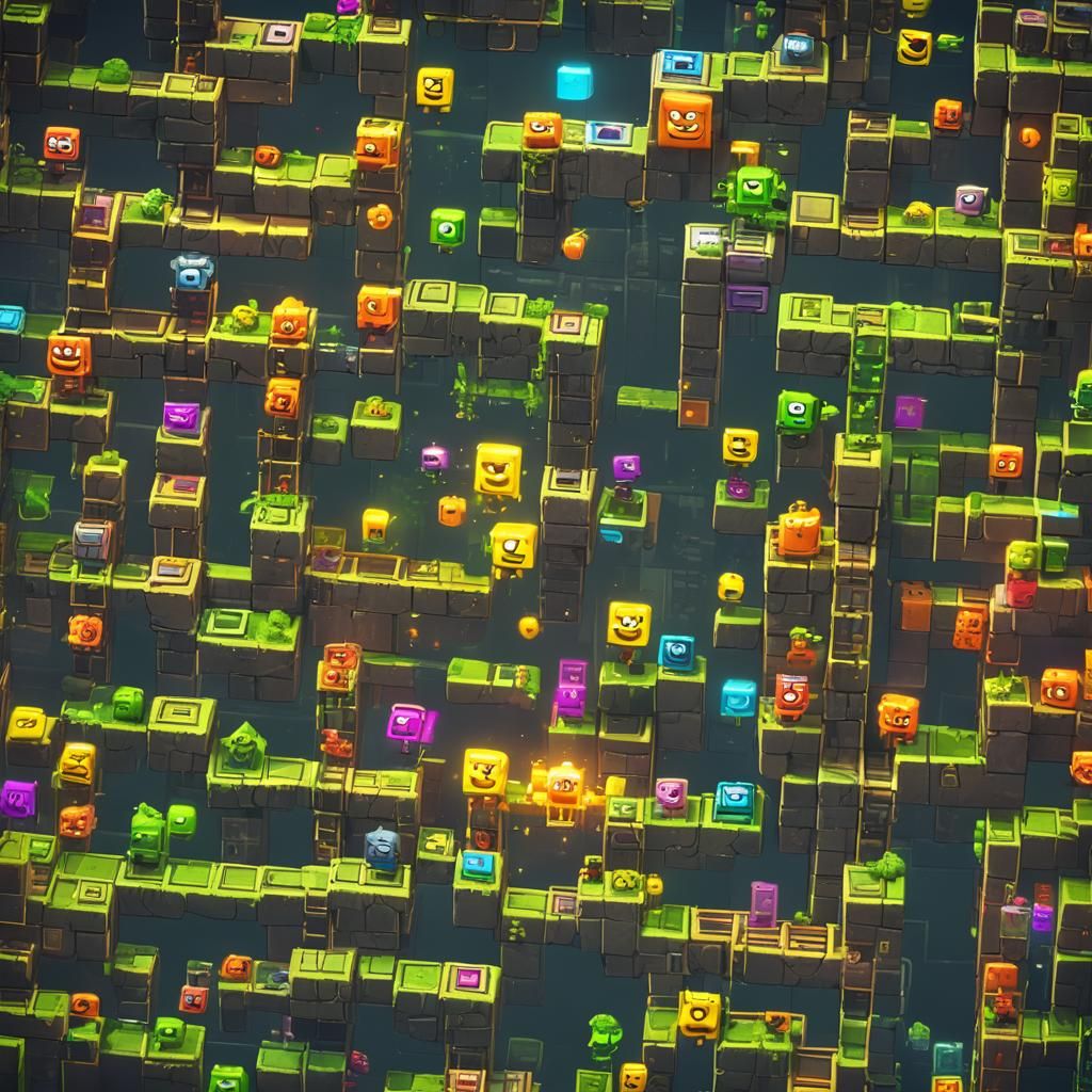 Geometry Dash: 3D Game Cinematic Graphics