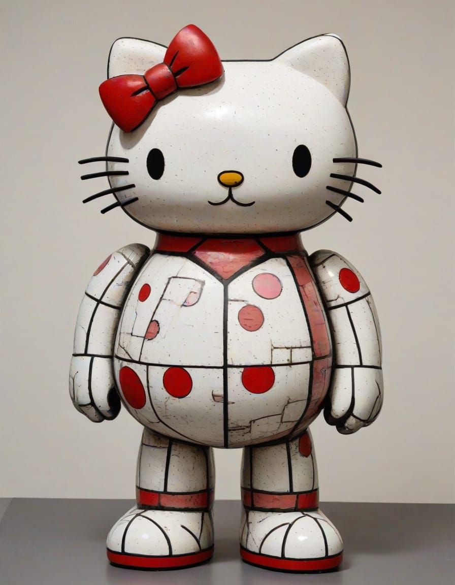 Kitty sculpture